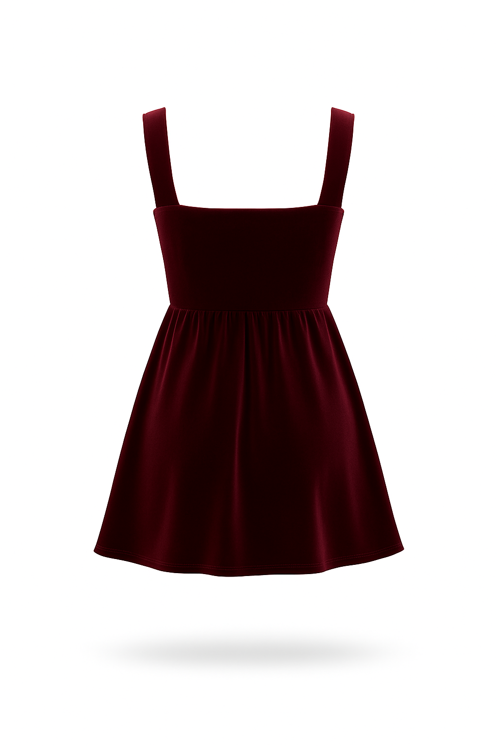 Velvet Dress (Burgundy)