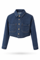 Denim Cropped Jacket