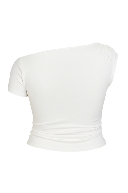 Asymmetrical top White