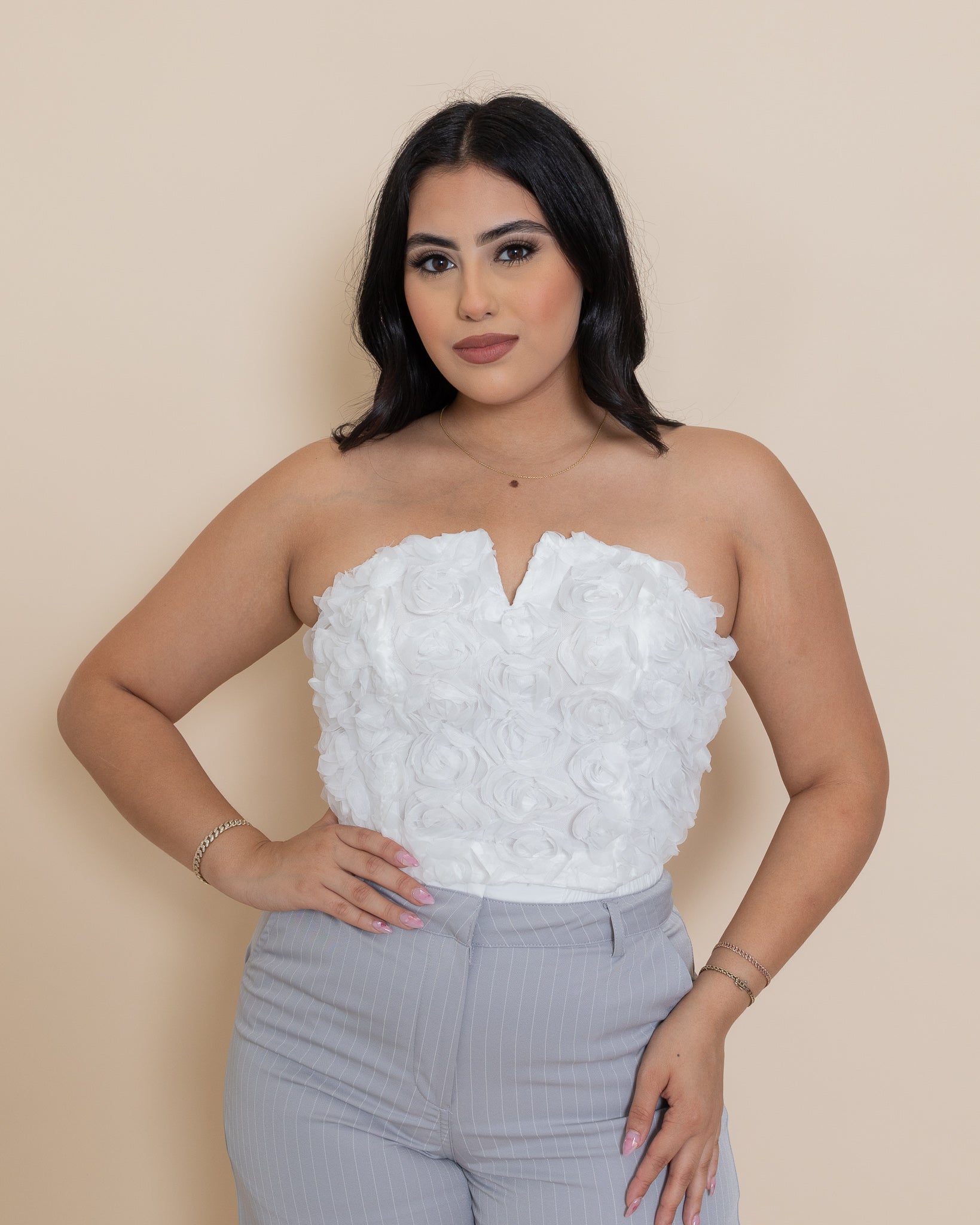 Rose Top White