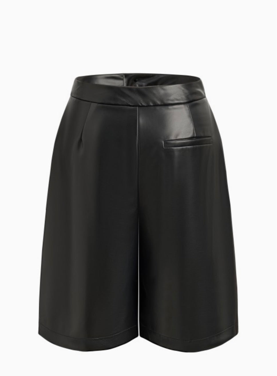 Leather Bermuda Shorts