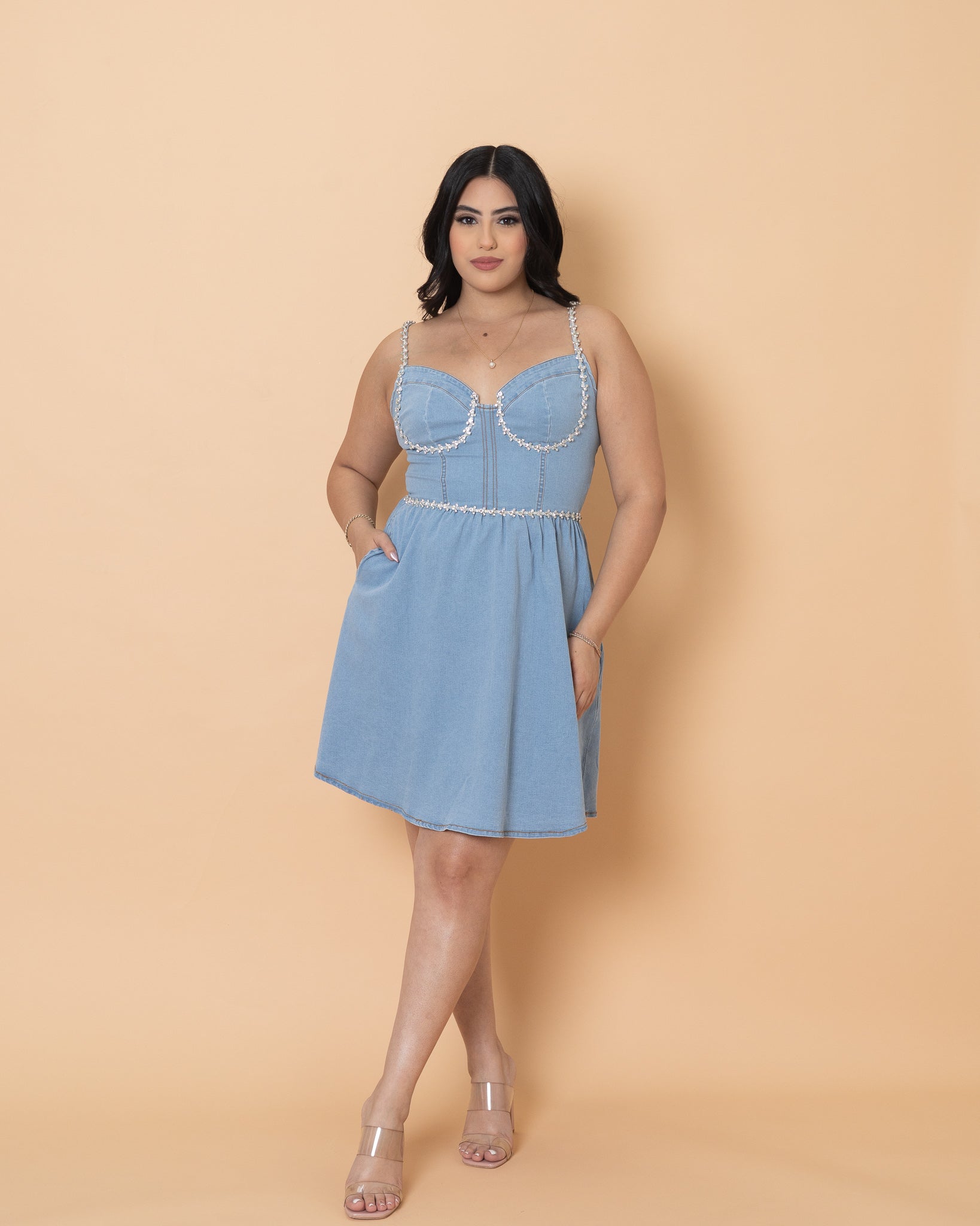 Khloe Denim Dress