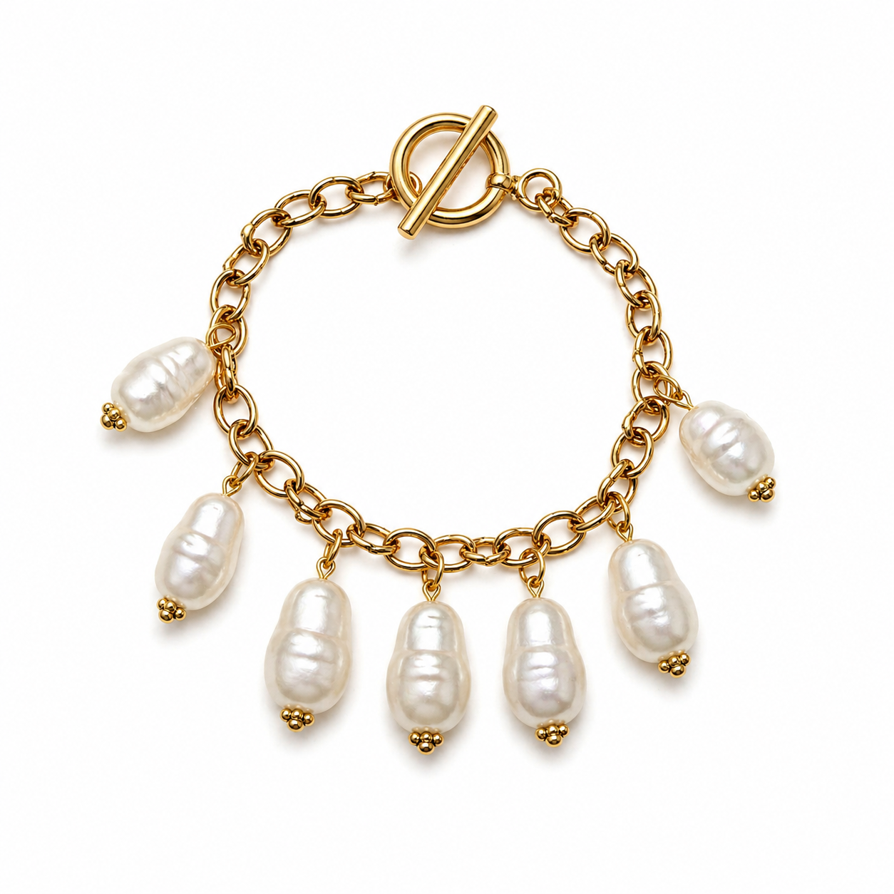 Pearl Cascade Bracelet
