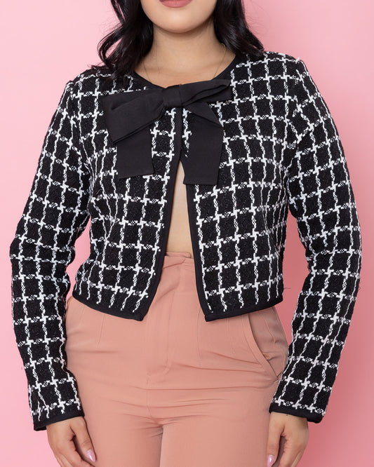 Bow Tweed Jacket