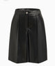 Leather Bermuda Shorts
