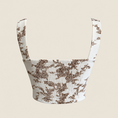 Floral Sweetheart Top