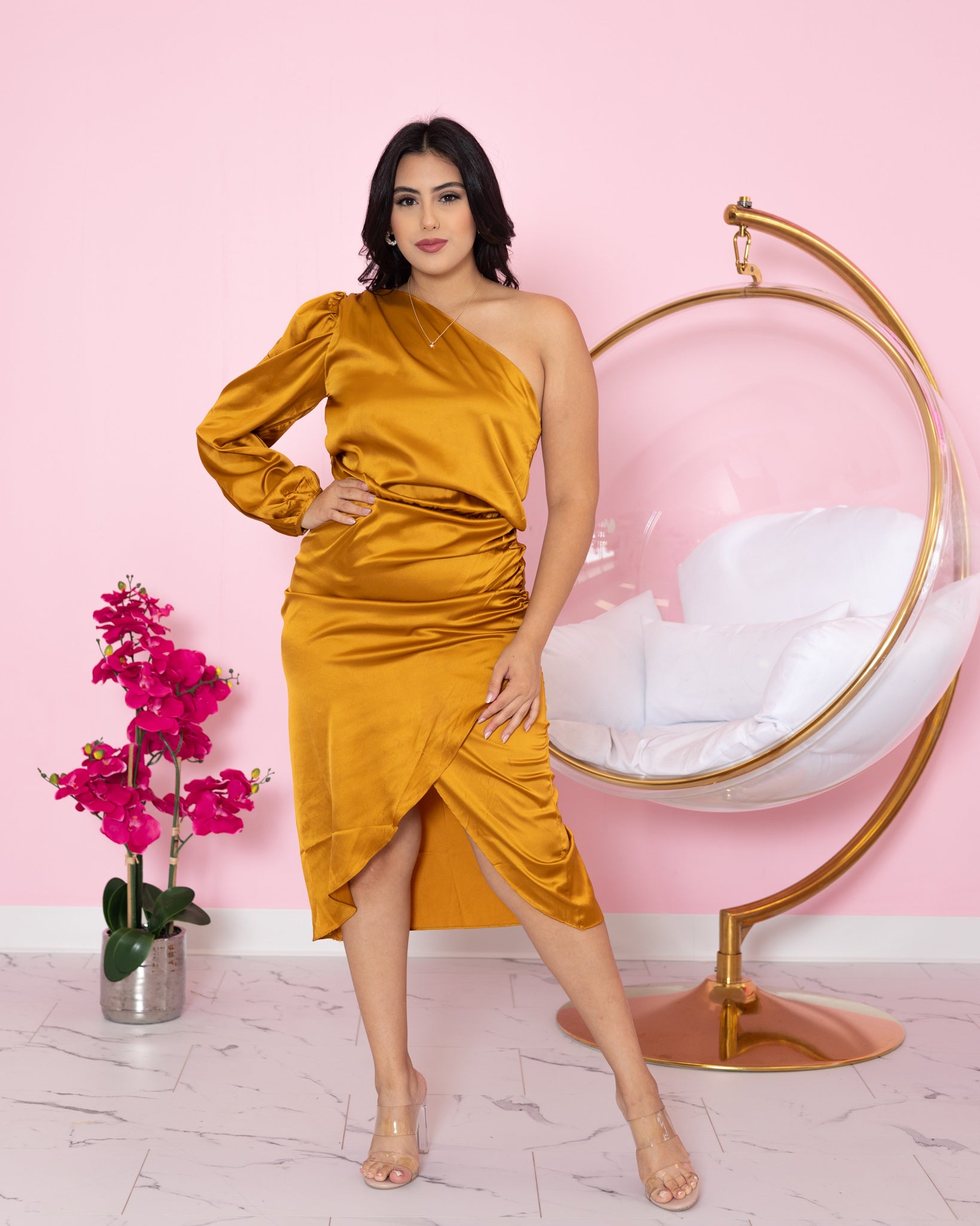 Griselda Dress ( Gold )