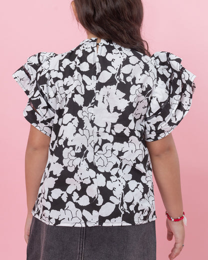 Flora Girls Top