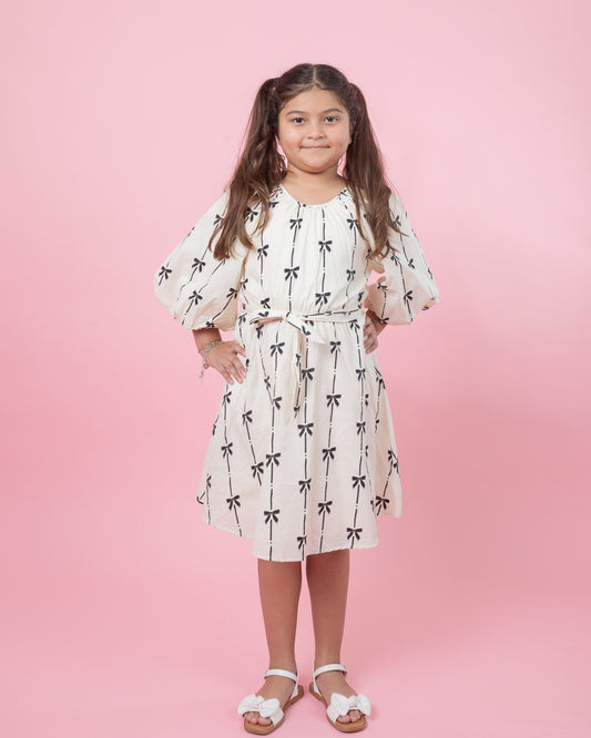 Victoria Bow Dress ( Girls)