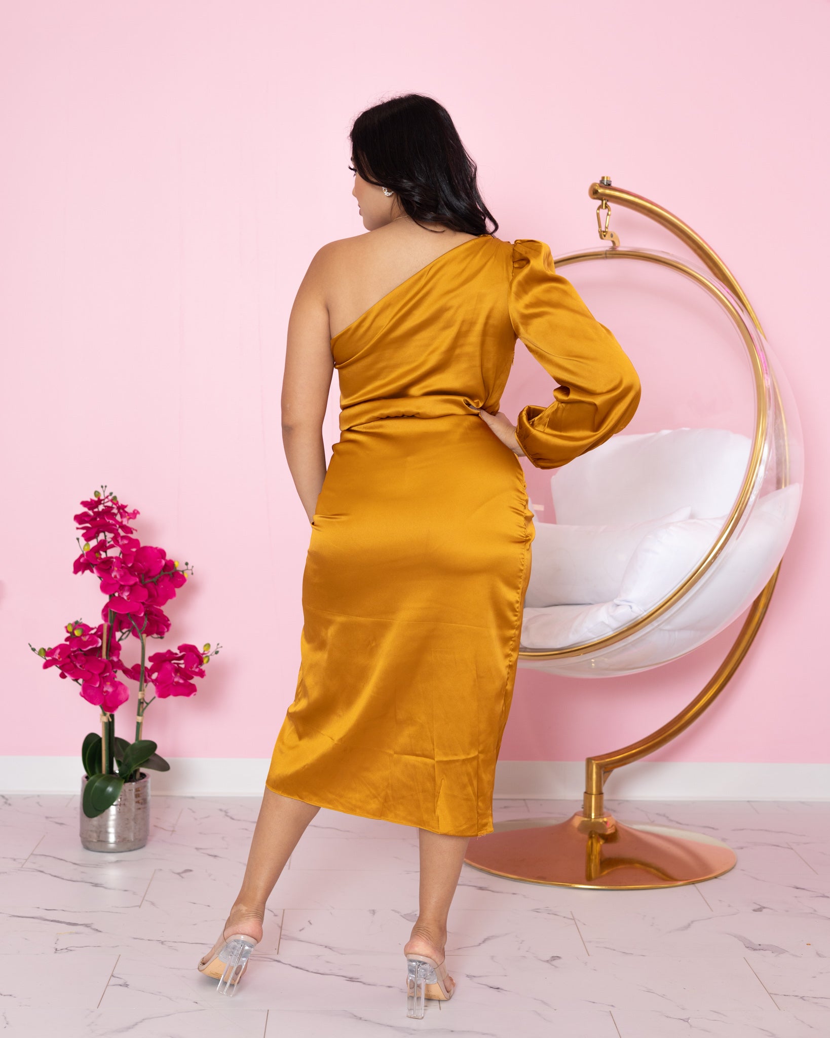 Griselda Dress ( Gold )