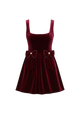 Velvet Dress (Burgundy)