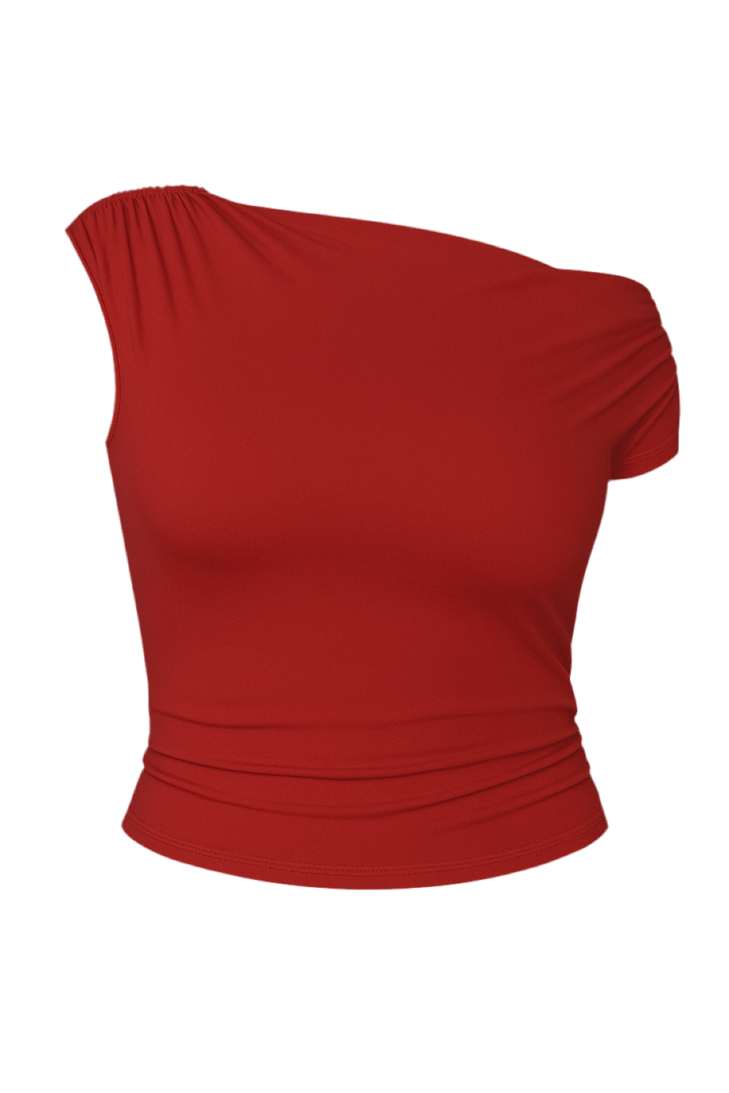Asymmetrical top Red