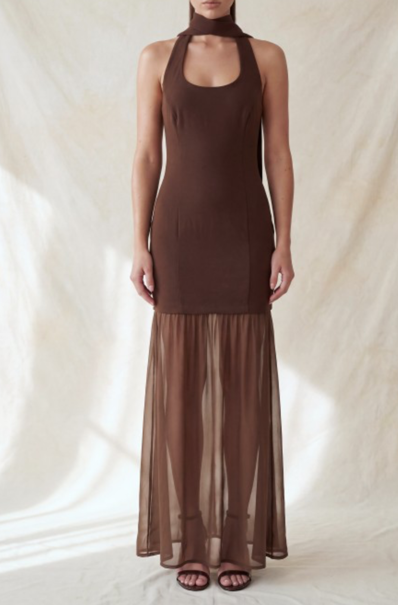 Elodie Brown Dress