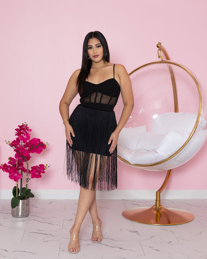 Glenda Fringe Dress