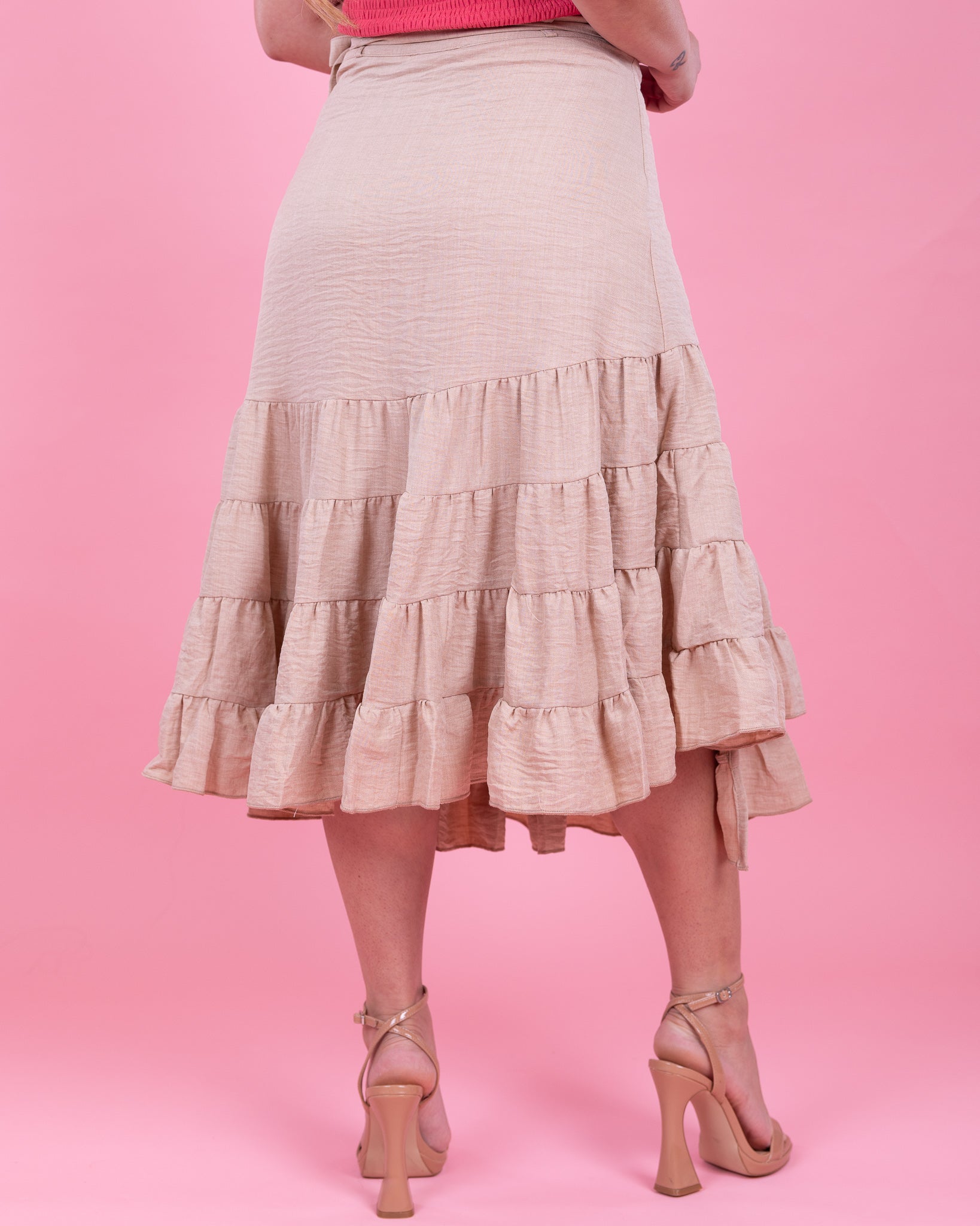 Wrap Ruffle Skirt