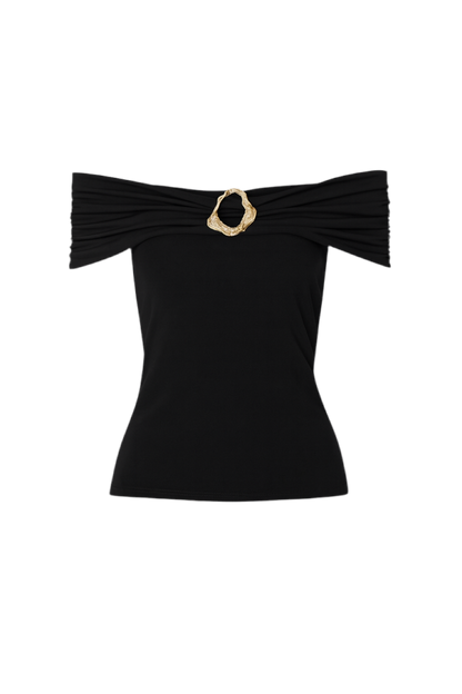 Golden details top