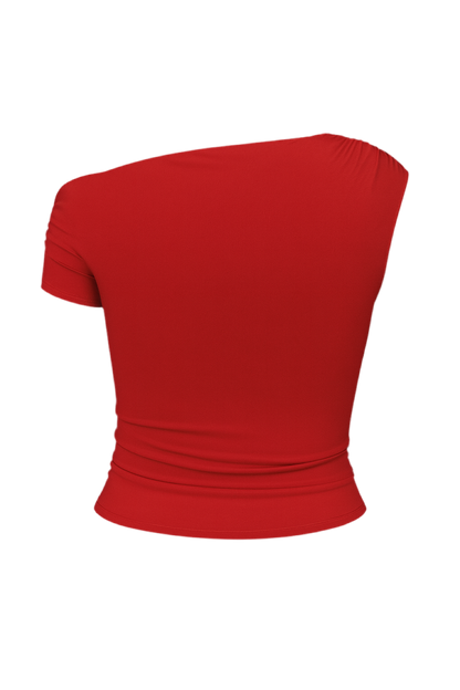 Asymmetrical top Red