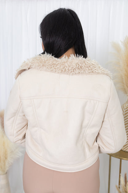 Tan Sherpa Jacket