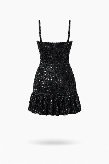 Sasha Black Sequins