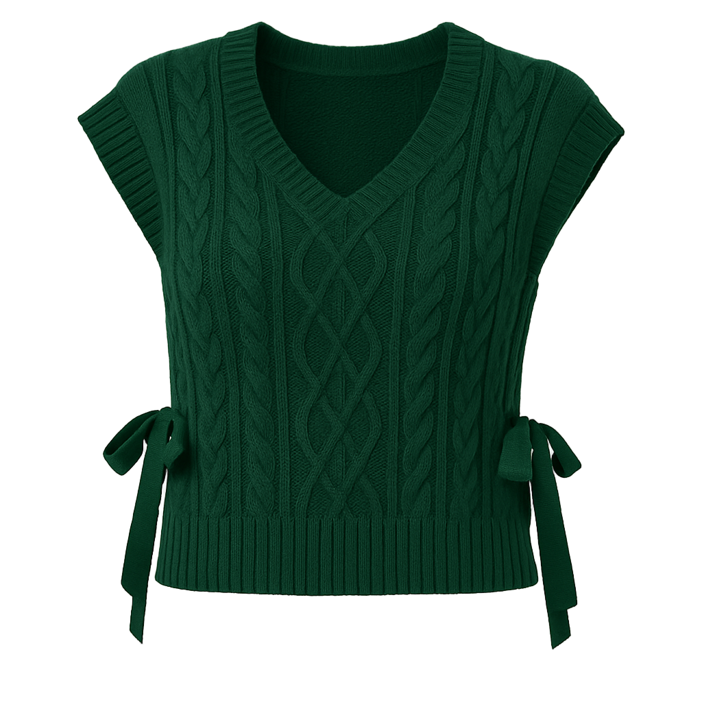 Cable knit Vest