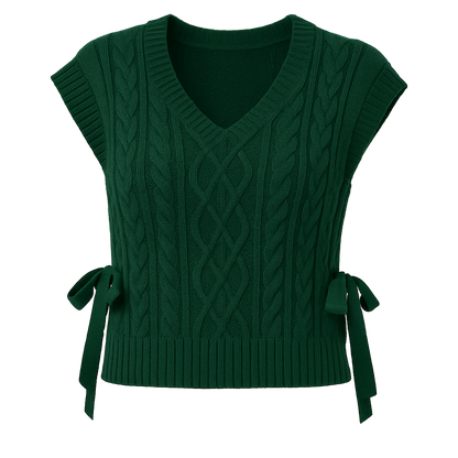 Cable knit Vest