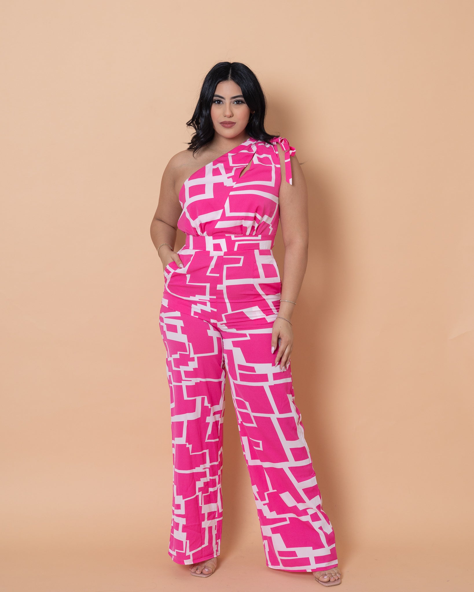 Pink Electric Jumpsuit