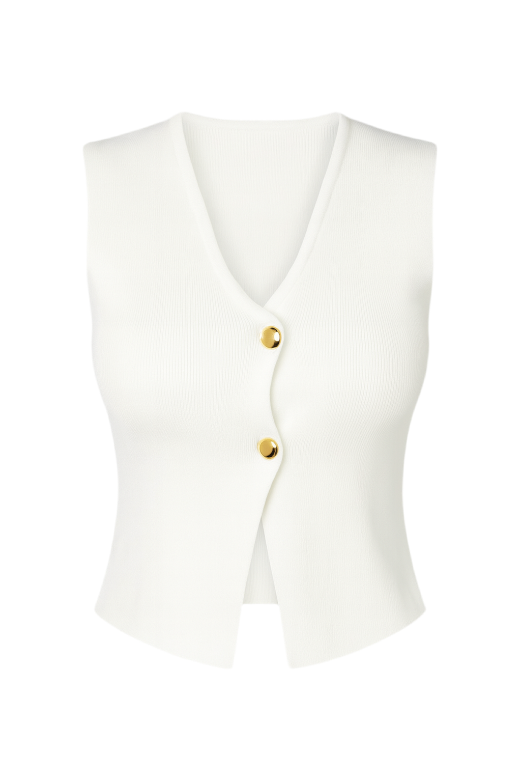 Ivy Vest Top (White)