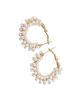 Pearl Bloom Hoops