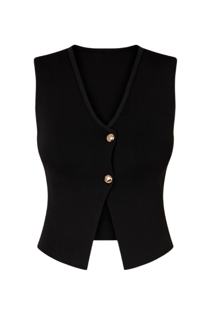 Ivy Vest Black