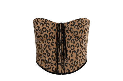 Leopard Print Bustier