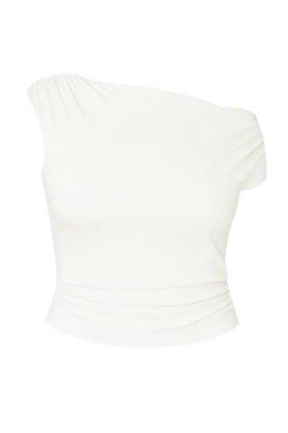 Asymmetrical top White