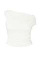 Asymmetrical top White