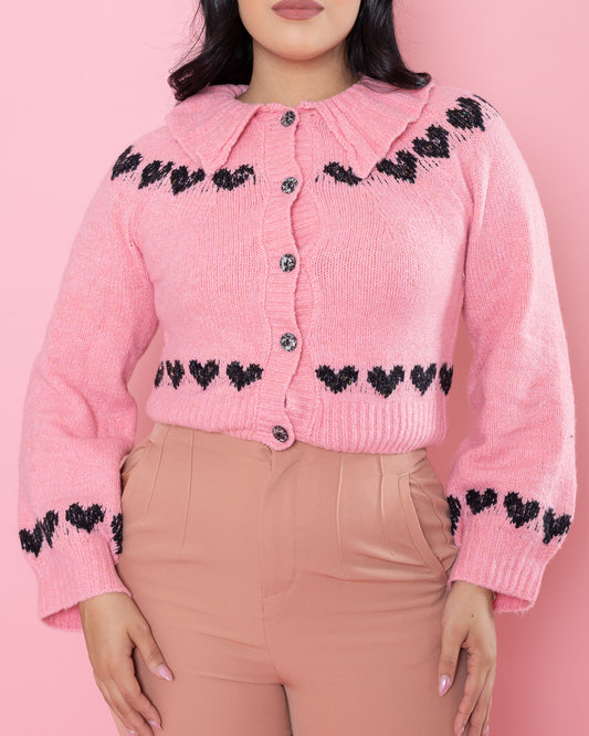 Heart Knit Cardigan