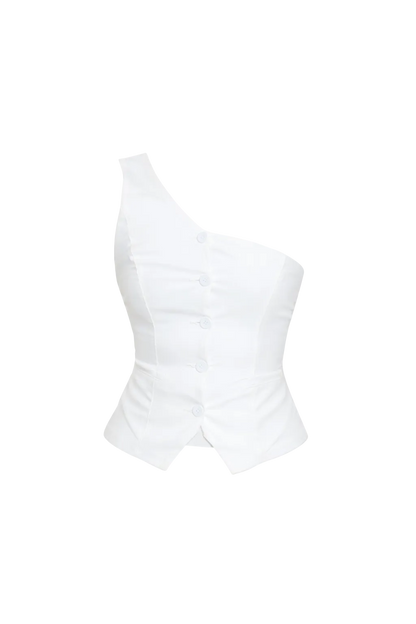 One Shoulder Vest Top