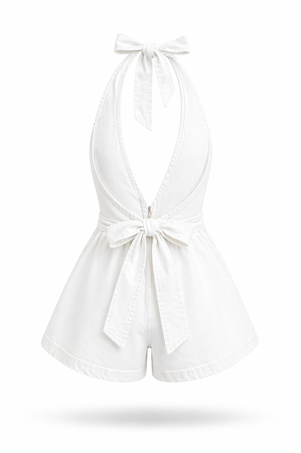 Abilene Romper in White