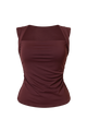 Ana Burgundy Top