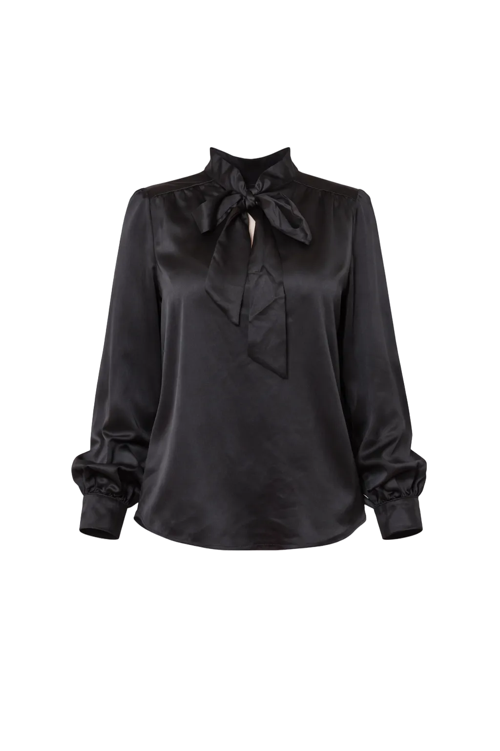 Satin Long Sleeve Top