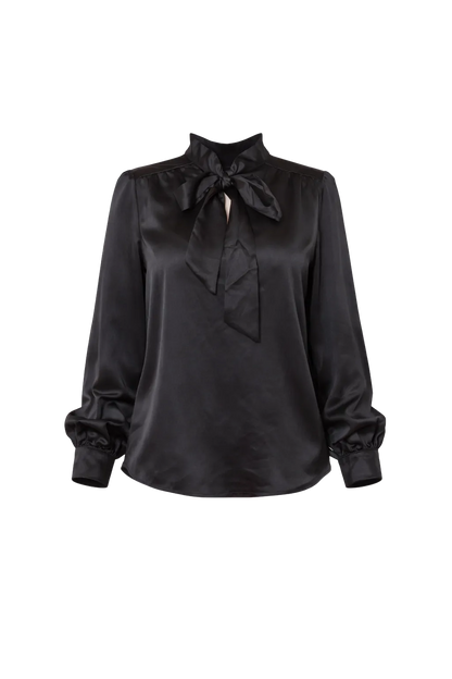 Satin Long Sleeve Top