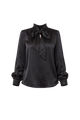 Satin Long Sleeve Top