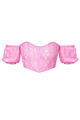 Leanne Laced Top (Pink)