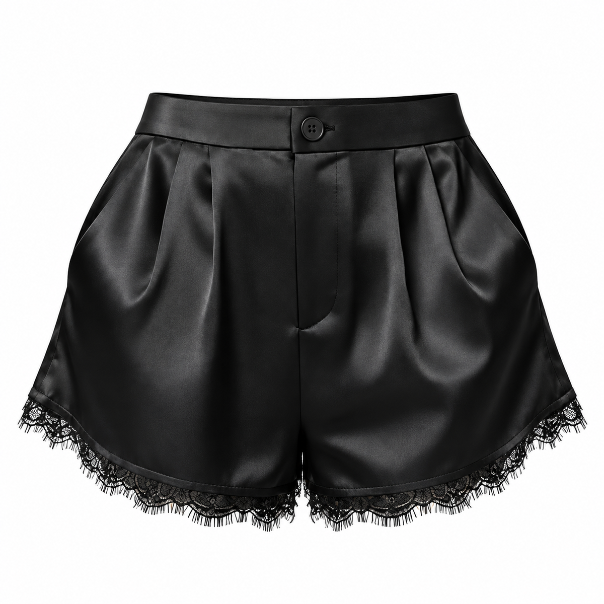 Satin Short black