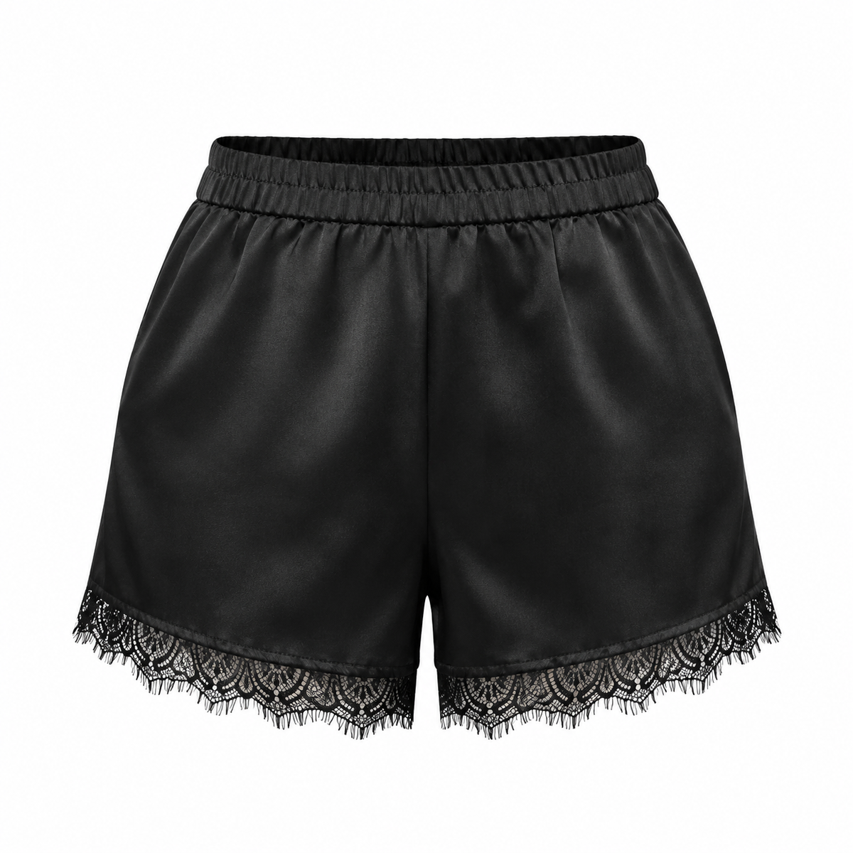 Satin Short black