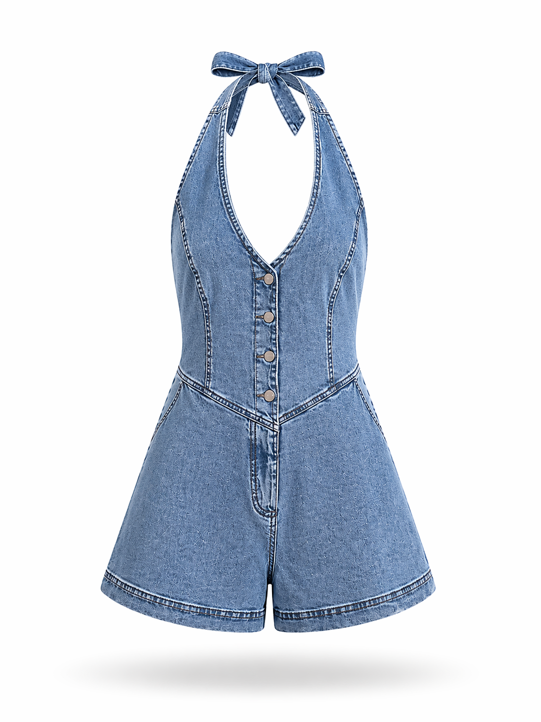Abilene Romper Blue