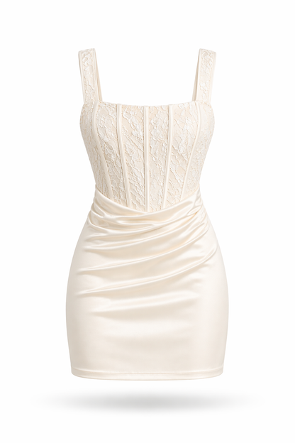 Ivory Mini Dress