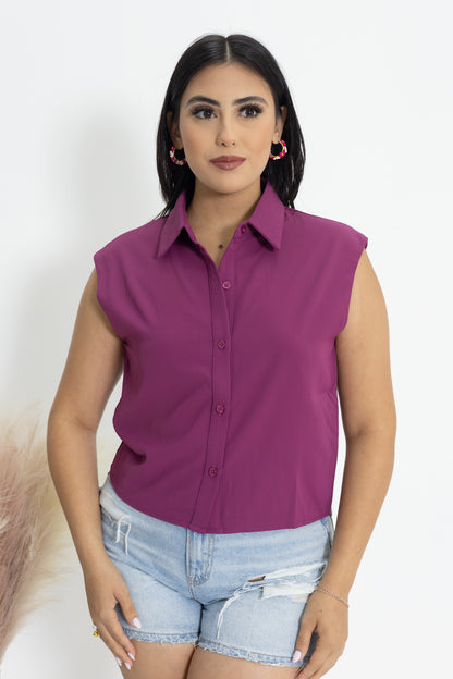 Plum Blouse