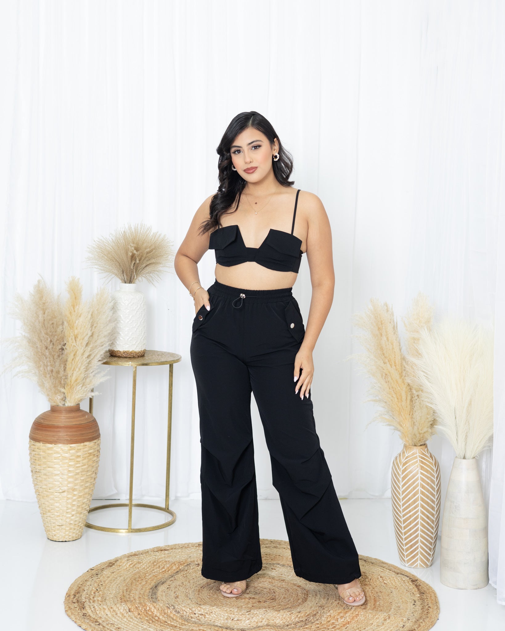 Pant Set in Black