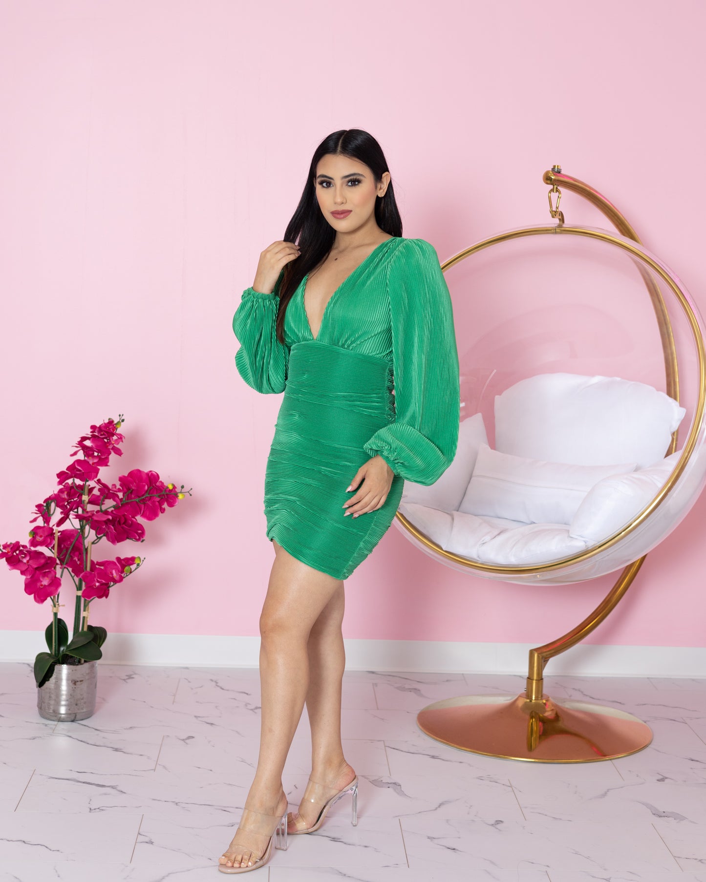 Dalia Green Dress