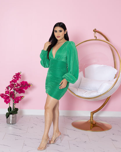 Dalia Green Dress